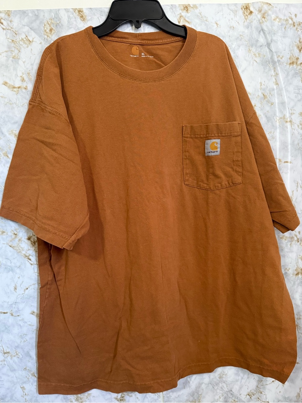 Carhartt Men’s Short Sleeve Chest Pocket Tee - Carhartt Brown